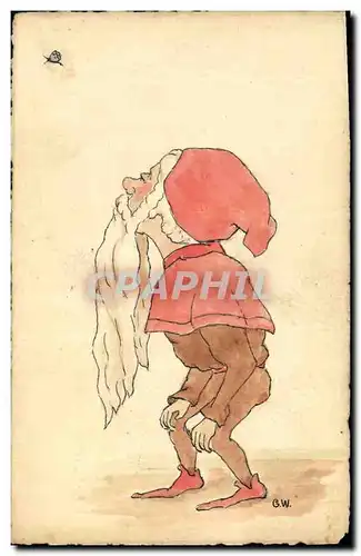 Cartes postales Fantaisie Lutin