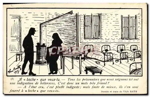 Cartes postales Fantaisie A boche