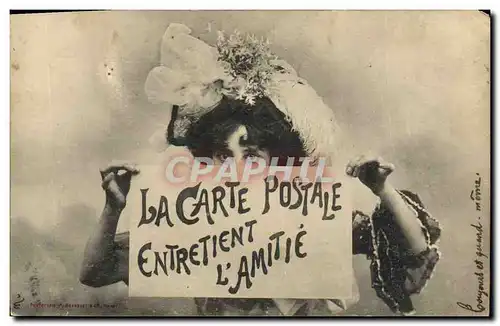 Ansichtskarte AK Cartes Postales La carte postale entretient l&#39amiti�