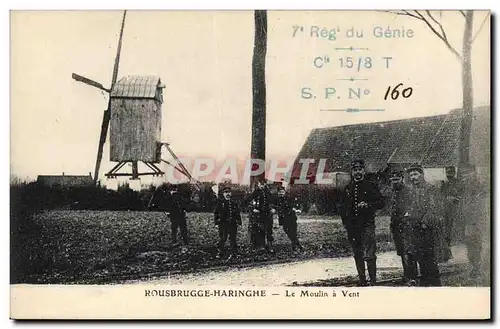 Cartes postales Moulin a vent Rousbrugghe Haringhe
