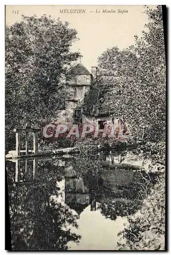 Ansichtskarte AK Moulin a vent Meluzien Le moulin sapin