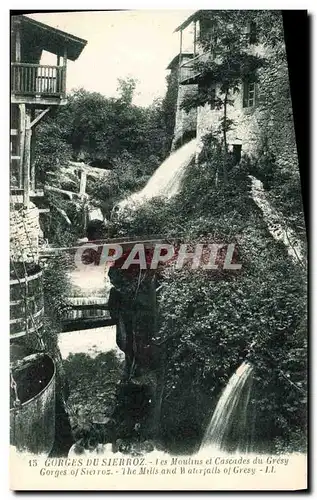 Ansichtskarte AK Moulin Gorges de Sierroz Les moulins de Gresy