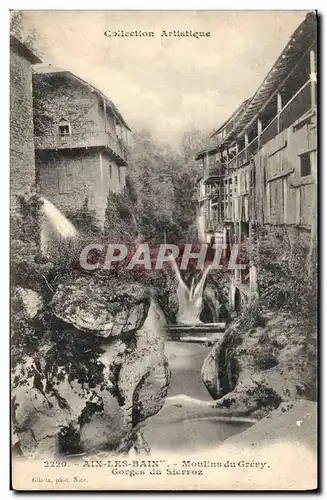 Cartes postales Moulin Gorges de Sierroz Les moulins de Gresy