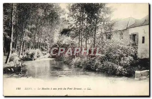 Ansichtskarte AK Moulin Sens Le moulin a eau pres du Pont Bruant