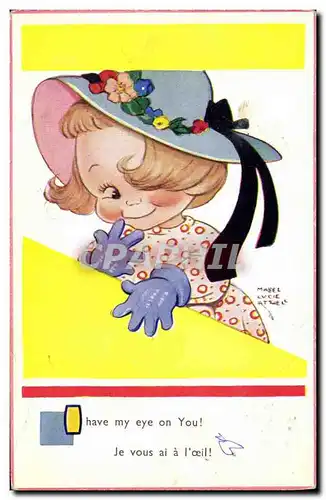 Cartes postales Fantaisie Illustrateur Enfant Mabel Lucie Attwell