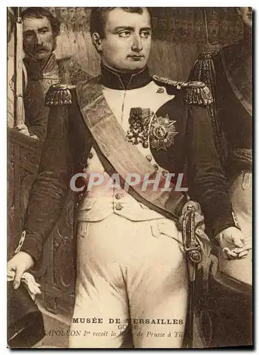 Ansichtskarte AK Napoleon 1er recoit la reine de Prusse a Tilsitt Musee de Versailles