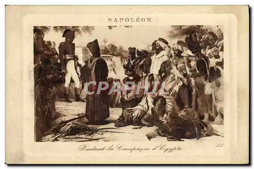 Cartes postales Napoleon 1er Pendant la campagne d&#39Egypte Egypt