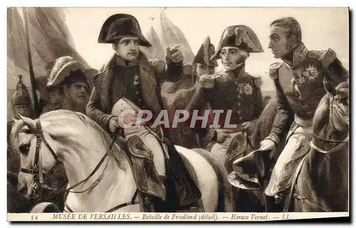 Ansichtskarte AK Napoleon 1er Musee de Versailles Bataille de Friedland Horace Vernet