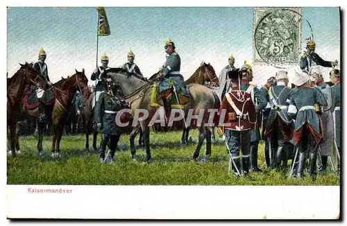 Cartes postales Militaria Kaisermanover