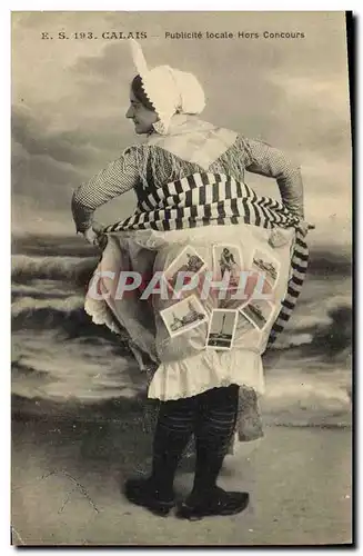 Ansichtskarte AK Cartes Postales Calais Publicite locale hors concours Femme