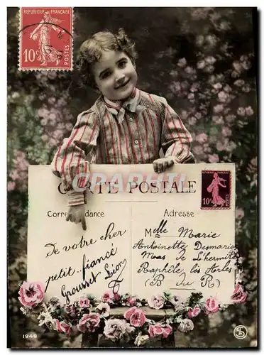 Cartes postales Cartes Postales Enfant Semeuse 10c