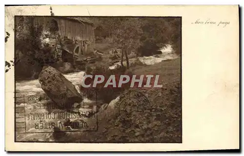 Cartes postales Moulin a eau