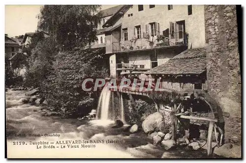 Ansichtskarte AK Moulin a eau Dauphine Allevard les Bains La Breda Le vieux moulin