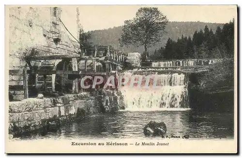 Cartes postales Moulin a eau Excursion au Herisson Le moulin Jeunet