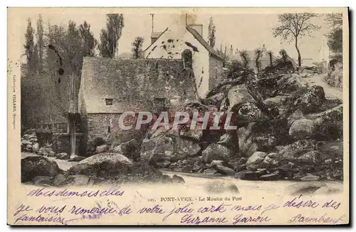 Cartes postales Moulin a eau Pont Aven Le moulin du port