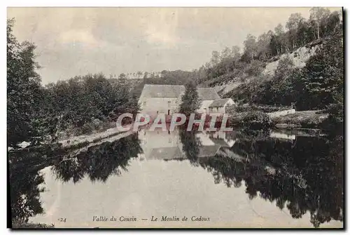 Cartes postales Moulin a eau Vallee du Cousin Le moulin de Cadoux