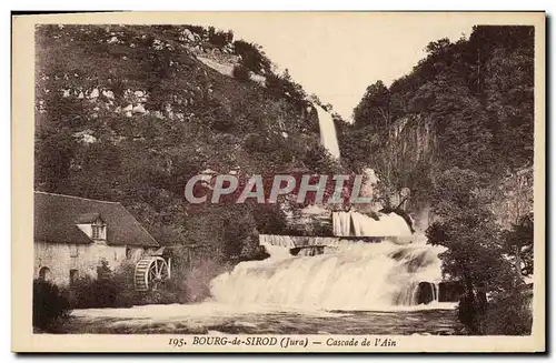 Cartes postales Moulin a eau Bourg de Sirod cascade de l&#39Ain