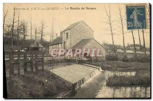 Cartes postales Moulin a eau Environs de Jouy sur Morin Le moulin de Nevers