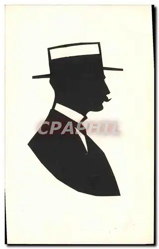 Cartes postales Contre la lumiere Homme