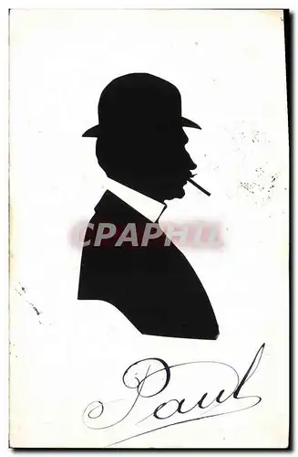 Cartes postales Contre la lumiere Homme