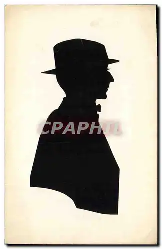 Cartes postales Contre la lumiere Homme