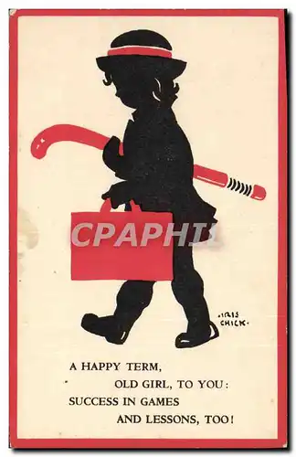 Cartes postales Contre la lumiere Enfant Iris chick Crocquet