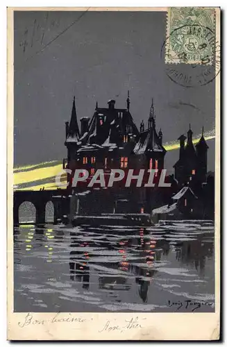 Cartes postales Contre la lumiere Chateau