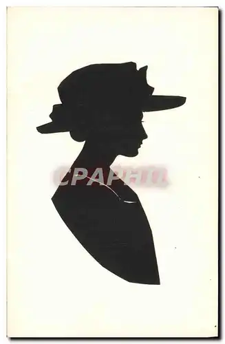 Cartes postales Contre la lumiere Femme