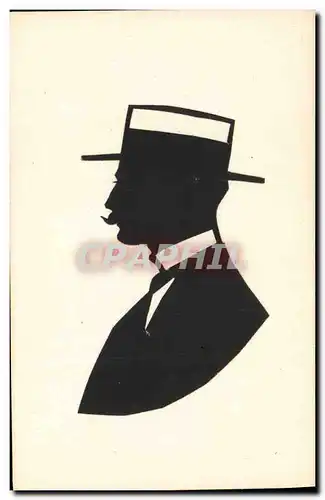 Cartes postales Contre la lumiere Homme