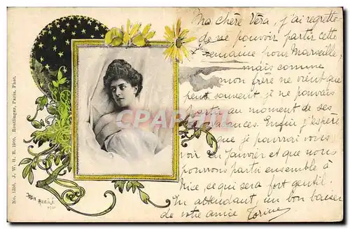 Cartes postales Fantaisie Illustrateur Femme Jack Abeille