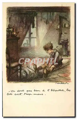 Cartes postales Fantaisie Illustrateur Poulbot Vignette Joffre Militaria