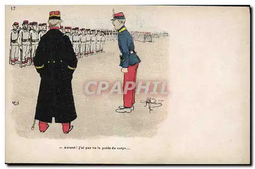 Cartes postales Fantaisie Illustrateur Albert Guillaume Militaria