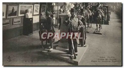 Ansichtskarte AK Militaria Paris Musee de l&#39armee Buste du Marechal Bugeaud