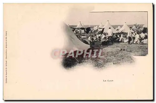 Cartes postales Militaria Le camp