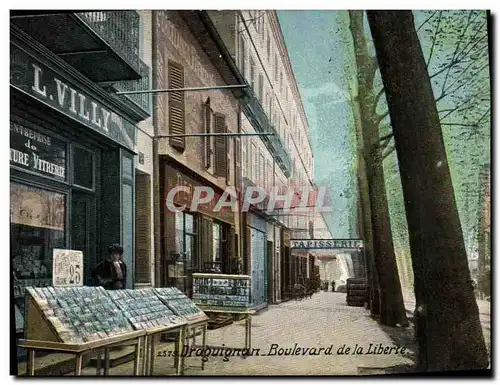 Ansichtskarte AK Commerce Cartes postales Draguignan Boulevard de la liberte Villy Perrimond Tapisserie