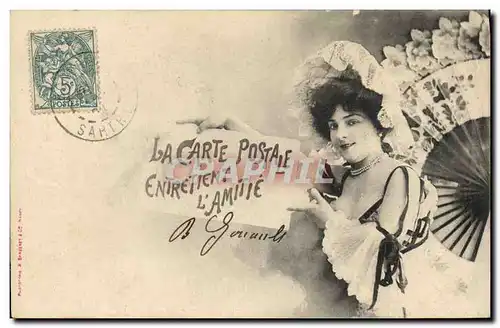 Ansichtskarte AK Fantaisie Femme Cartes postales