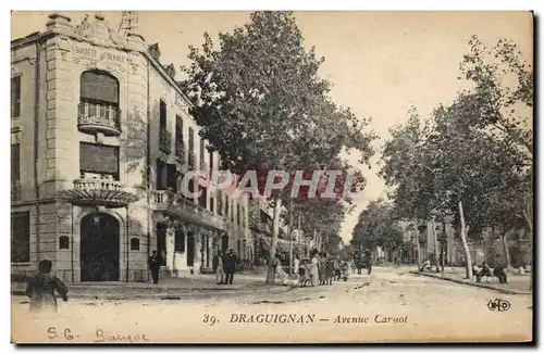 Cartes postales Banque Draguignan L&#39avenue Carnot Societe Generale