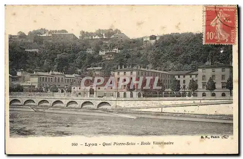 Cartes postales Lyon Quai Pierre Seize Ecole Veterinaire