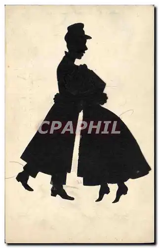 Cartes postales Contre la lumiere Femme