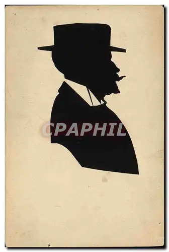 Cartes postales Contre la lumiere Homme