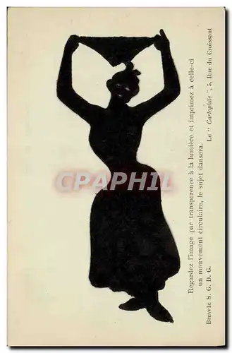 Cartes postales Contre la lumiere Femme