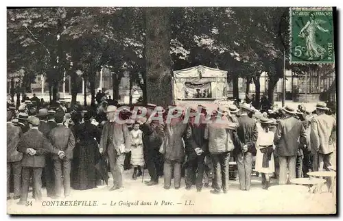 Cartes postales Theatre Guignol Contrexeville Le Guignol dans le parc TOP