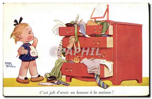 Cartes postales Fantaisie Illustrateur Enfant