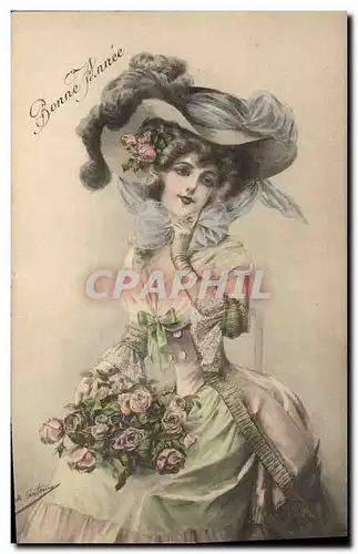 Cartes postales Fantaisie Illustrateur Femme