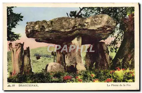 Cartes postales Dolmen Menhir Draguignan Pierre de la Fee