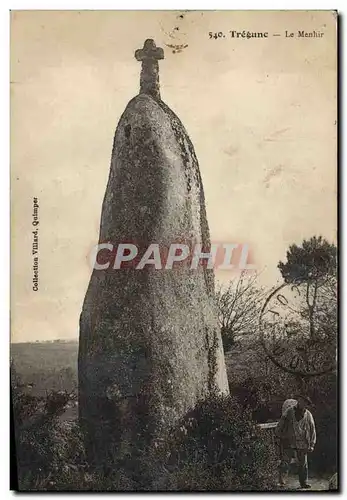 Ansichtskarte AK Dolmen Menhir Tregunc