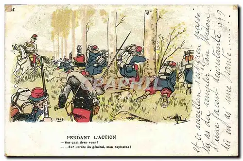 Cartes postales Militaria Pendant l&#39action