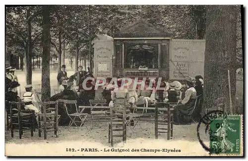 Ansichtskarte AK Theatre Paris Le Guignol des champs Elysees Anatole TOP