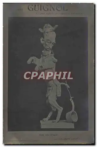 Cartes postales Theatre Guignol Une sale blague