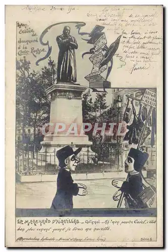 Cartes postales Theatre Guignol Le marchand d&#39aiguilles